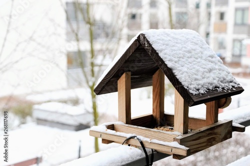 Wooden Bird Feeder With Welcome Sign Homemade Birds Feeder