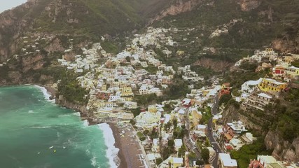 Sticker - Aerial view of Amalfi Italy