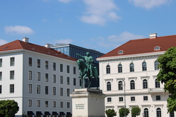 Wall Mural - Munich architecture on a Sunny spring day