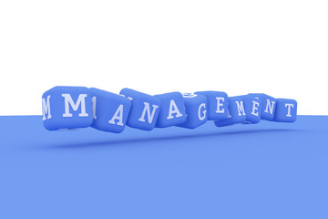 Management, business keyword. For web page, graphic design, texture or background.