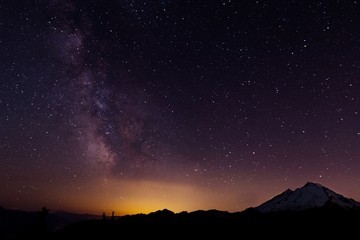 Wall Mural - beautiful starry sky