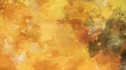 Poster - brush strokes texture with peru, golden rod and chocolate colors. can be used for wallpaper, cards, poster or creative fasion design elements