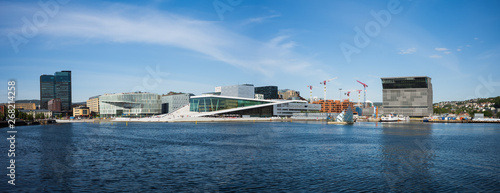Oslo's Waterfront with it's new Culture Buildings Canvas Print