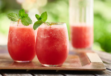 Frozen Watermelon Cocktails