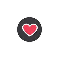 Wall Mural - background with heart shape
