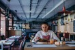 © Liliya Rodnikova/Stocksy - Lovely girl having lunch alone at cafe