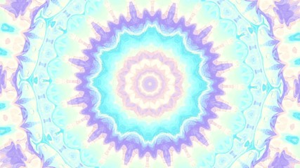 Poster - Spinning abstract magic circle. Esoteric cosmic mandala. Loop footage.