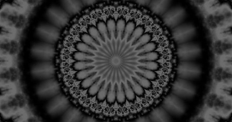Poster - Spinning abstract magic circle. Esoteric cosmic mandala. Loop footage.