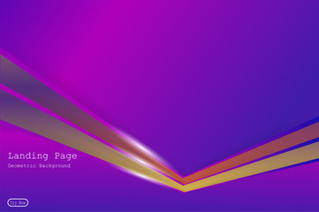 Wall Mural - colorful geometric background with gradient motion shapes composition. eps10