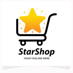 Poster - Star Shop Logo Template Design Template