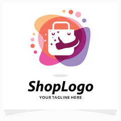 Poster - Shop Logo Template Design Template