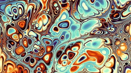 Poster - Moving random wavy texture on a defocused background. Looping footage.