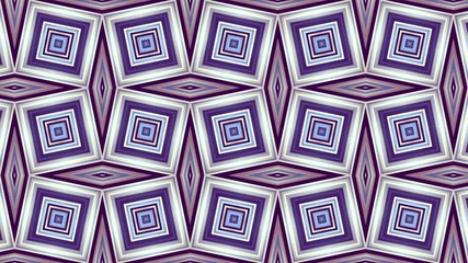 Poster - Transforming abstract shapes. Abstract geometric background. Seamless looping footage.