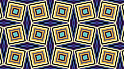 Poster - Transforming abstract shapes. Abstract geometric background. Seamless looping footage.