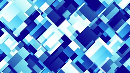 Poster - Transforming abstract shapes. Abstract geometric background. Seamless looping footage.