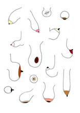 Illustration of different breasts