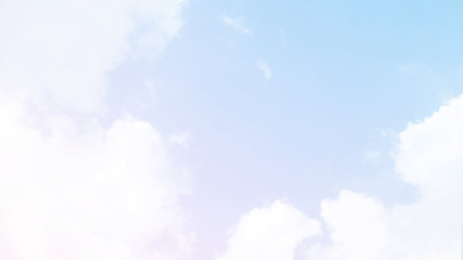 Wall Mural - abstract blurred beautiful soft cloud background with a pastel multicolored gradient with bokeh conc
