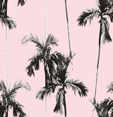 Wall Mural - palm trees seamless background