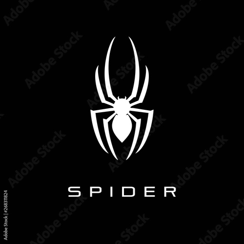 Fotografía Spider Logo Design Template