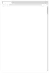 Wall Mural - general browser mock-up illustration (vertical)