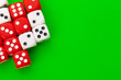 © NewFabrika - Sport dice on green background
