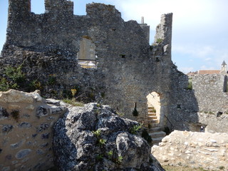 Wall Mural - Forteresse médiévale d' Angles sur l'Anglin, Vienne, Poitou, France, Plus beau village de France