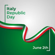 © Vlad - Happy Italy Republic Day Vector Template Design Illustration