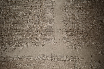 Wall Mural - Textured brown wall plaster backdrop background