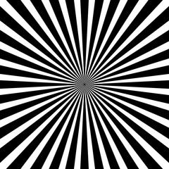 Poster - Starburst, sunburst background. Radial, circular, converging lines