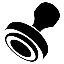 Stamper Symbol/icon For Impress, Imprint, Stamp, Watermark Themes