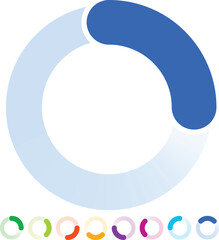 Poster - Circular progress indicator, preloader element