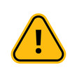 © Matias - Alert sign vector icon, warning and exclamation symbol. Triangle with rounded borders and exclamation mark.