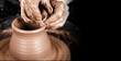 © BillionPhotos.com - Hands of potter making clay pot