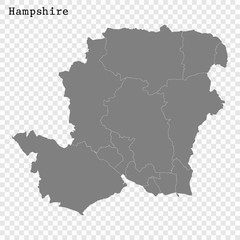 Naklejka na meble High Quality map is a county of England