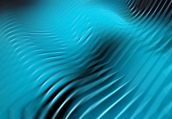 Leinwandbilder - Blue abstract wavy background with blurred motion effect