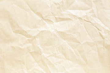 Old Crumpled brown paper texture