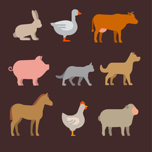 Farm Animals Icons