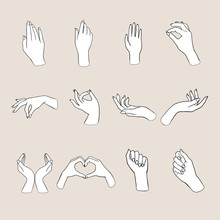 Women’s Hands Gestures 