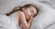 © puhimec - Cute little girl sleeps sweetly in bed