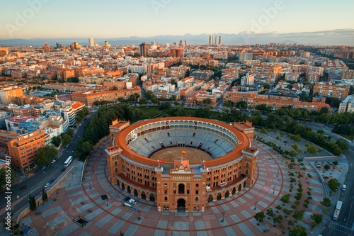 Fotografía  Madrid Las Ventas Bullring aerial view