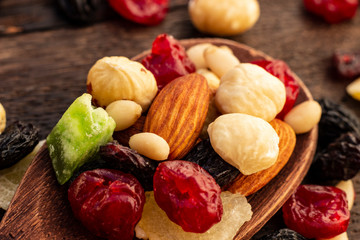 nuts and dried fruits assortment