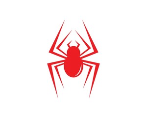 Wall Mural - spider icon logo vector