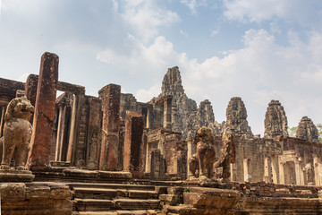 ruins of Angkor in Cambodia world heritage site