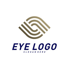 Wall Mural - Eye logo design concept vector, eye logo template, icon symbol