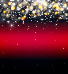 Wall Mural - elegant red festive background with stars