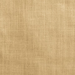 Jute fabric sackcloth burlap texture background yellow cream brown color