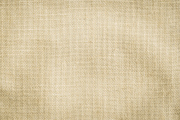 Wall Mural - Hessian sackcloth woven texture pattern background in yellow beige cream brown color