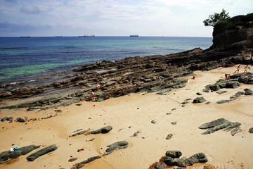 Wall Mural - Cantabrian Coast in Santander, Spain, Europe