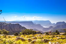 Beautiful Blyde River Canyon Near Three Rondavels In Sabie Graskop Mpumalanga South Africa