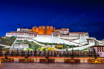 Potala palace in Tibet of China